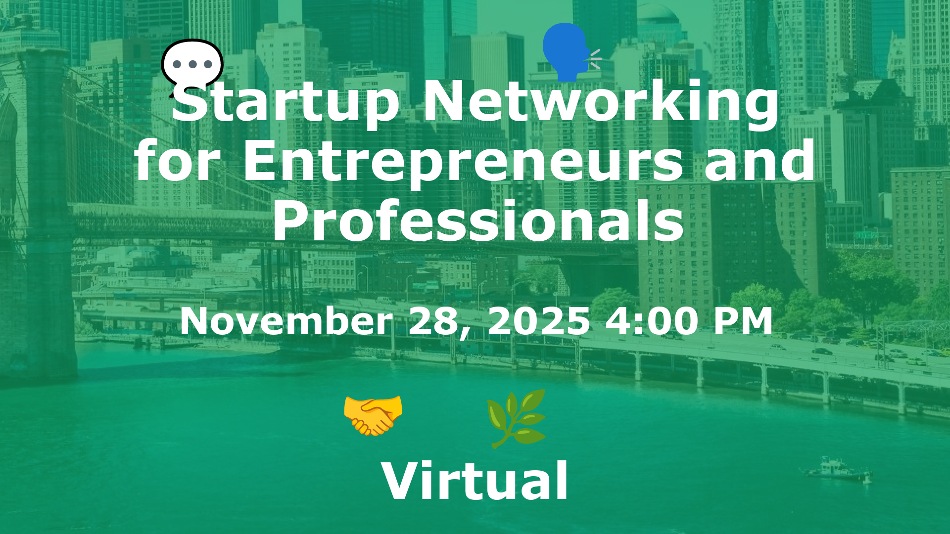 Startup Networking for Entrepreneurs and Professionals event image